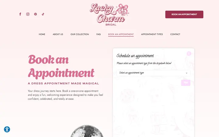 /appointment — Lucky Charm Bridal
