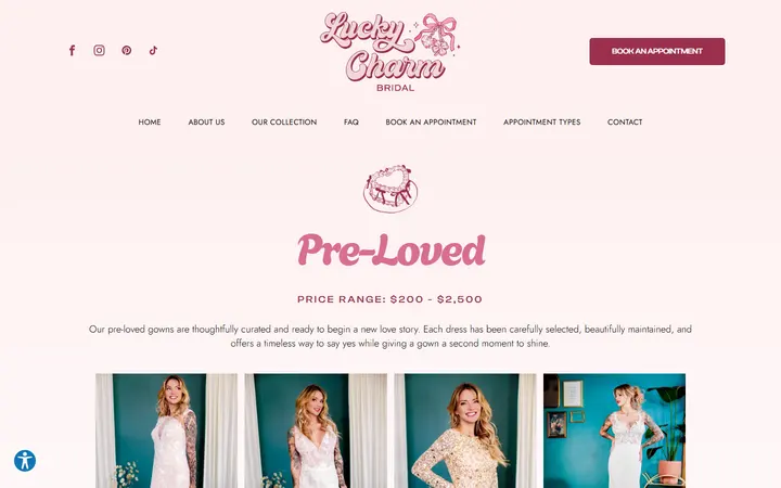 /pre-loved-gowns — Lucky Charm Bridal