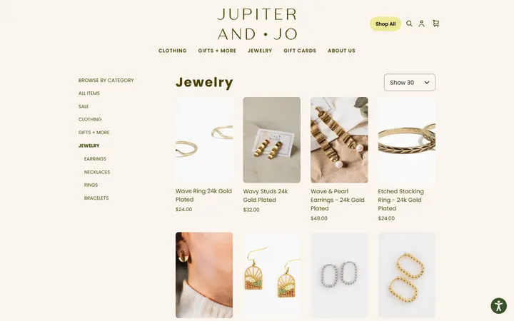 Website of Jupiter & Jo