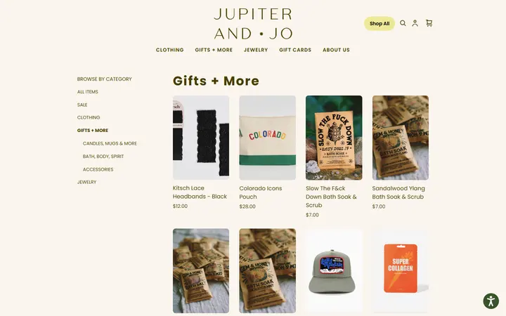 /shop/gifts-more/N4H67ZCGMQY7WVPBD6SKD4AB — Jupiter & Jo