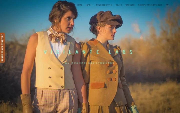 Website of Denver Dressmakers