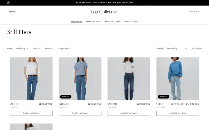 /collections/still-here — Lou Collective