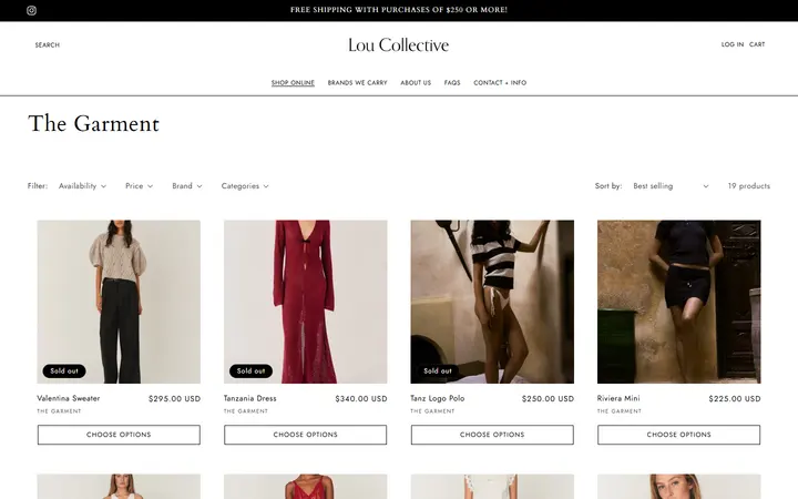 /collections/the-garment — Lou Collective