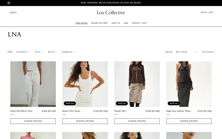 /collections/lna — Lou Collective