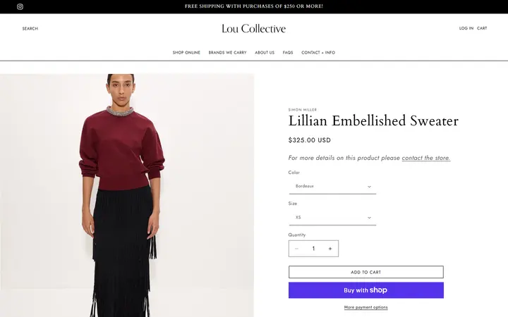 /products/lillian-embellished-sweater — Lou Collective