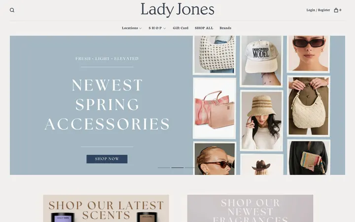 Website of Lady Jones