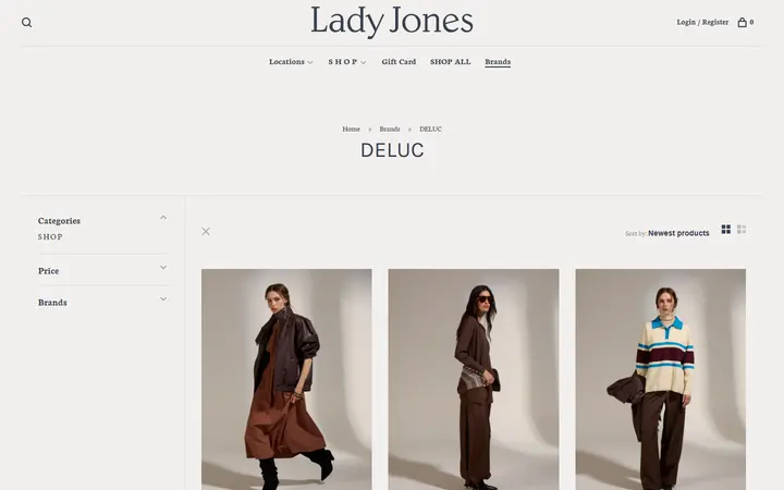 /brands/deluc — Lady Jones