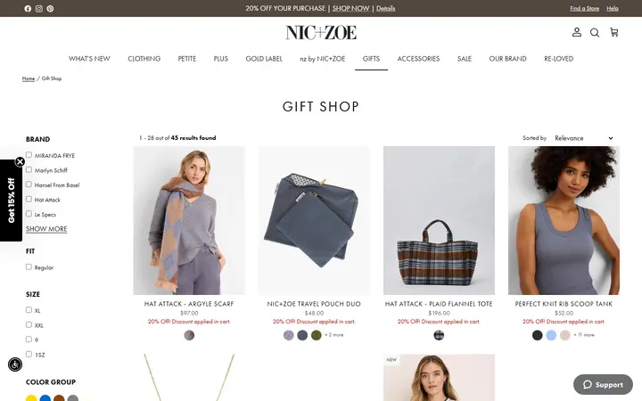 /collections/gift-guide — NIC+ZOE