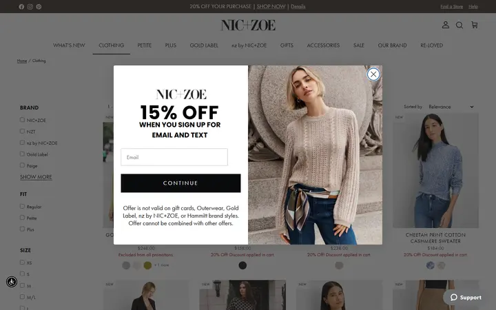 /collections/clothing — NIC+ZOE