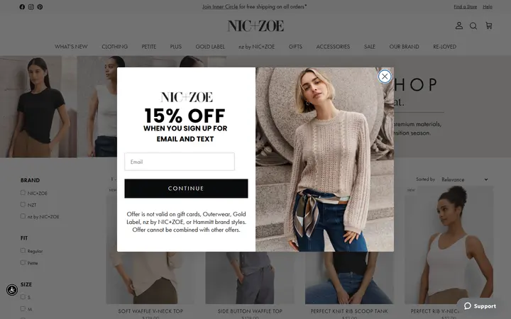/collections/tee-shop — NIC+ZOE