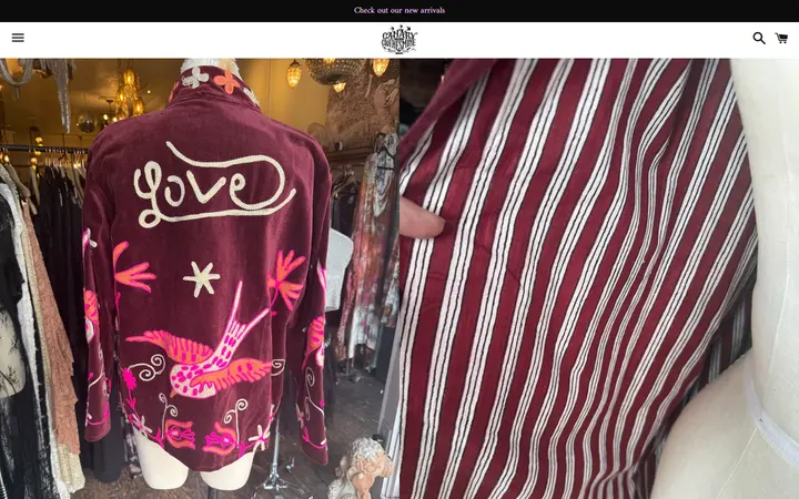 /collections/new-arrivals/products/swallows-love-jacket — Canary in a Clothesmine