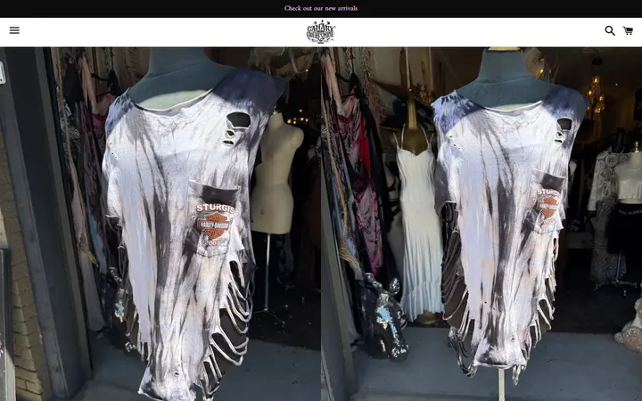 /collections/new-arrivals/products/not-your-dads-harley-shirt — Canary in a Clothesmine