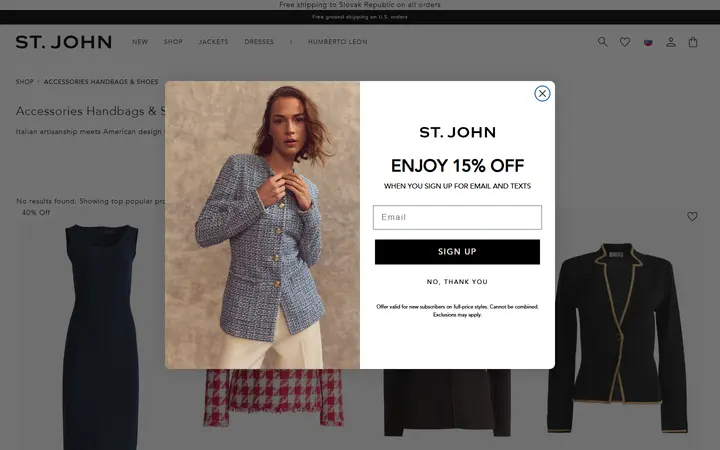 /collections/accessories-handbags-shoes — St. John Knits Boutique
