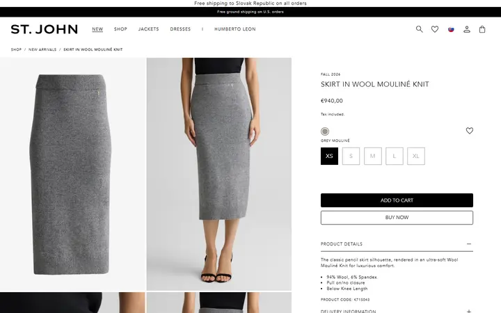 /collections/new-arrivals/products/k71s043-skirt-in-wool-mouline-knit-grmo — St. John Knits Boutique