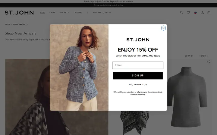 /collections/new-arrivals — St. John Knits Boutique
