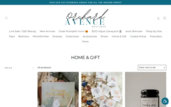 /collections/home-gift — Orchard Ave Boutique