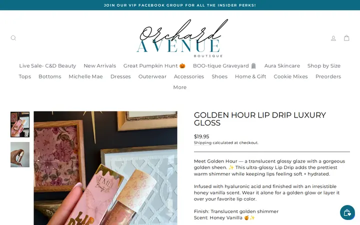 /collections/new-arrivals-1/products/golden-hour-lip-drip-luxury-gloss — Orchard Ave Boutique