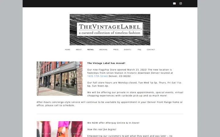 /retail — The Vintage Label