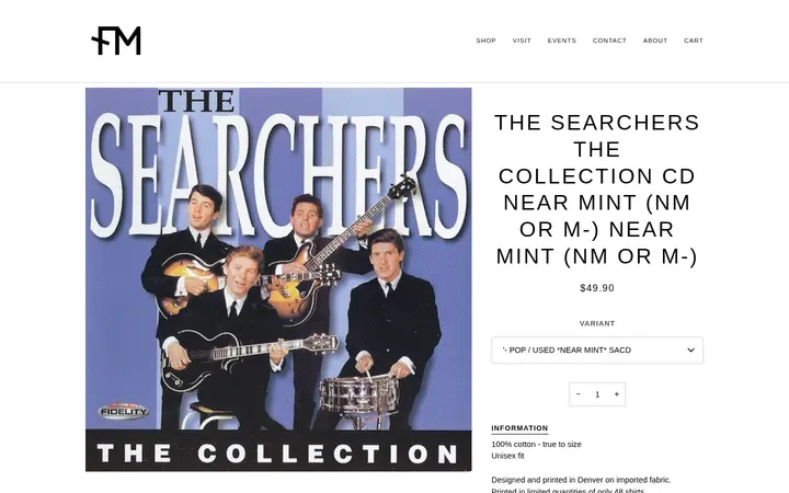 /products/the-searchers-the-collection-cd-near-mint-nm-or-m-near-mint-nm-or-m — FM