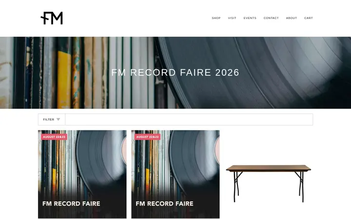 /collections/fm-record-faire-2026 — FM