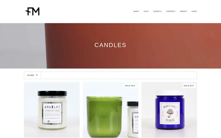 /collections/candles — FM