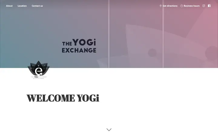 Website of The YOGi Exchange
