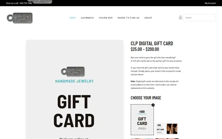 /product/gift-card — CLP Jewelry - LoHi