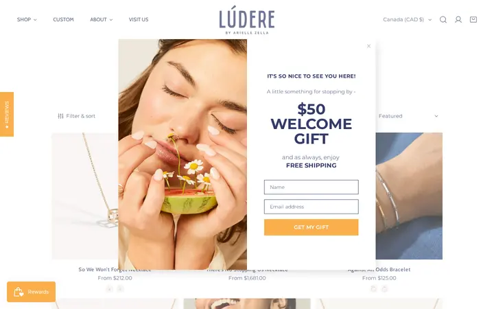 /collections/necklaces — LÚDERE