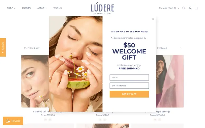 /collections/earrings — LÚDERE