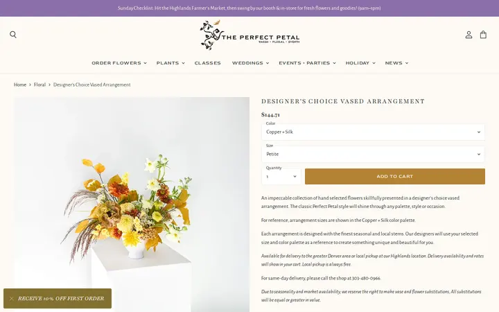 /collections/floral/products/designers-choice-arrangement-spring-2022 — The Perfect Petal | Denver Florist