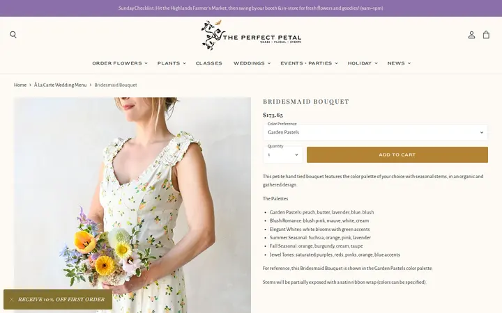 /collections/a-la-carte-wedding-menu/products/wm-small-bridal-bouquet — The Perfect Petal | Denver Florist