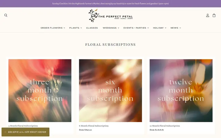 /collections/floral-subscriptions — The Perfect Petal | Denver Florist
