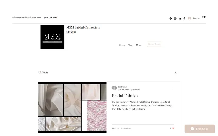 /blog — MSM Bridal Collection Studio
