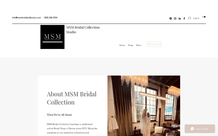 /about-us — MSM Bridal Collection Studio