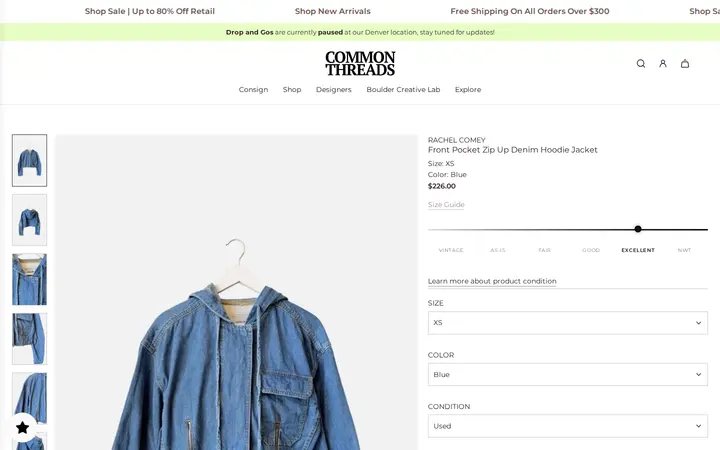 /collections/clothing-shop-all/products/front-pocket-zip-up-denim-hoodie-jacket-103c9 — Common Threads Denver