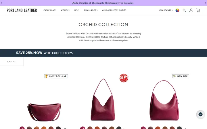 /collections/orchid-collection — Portland Leather Goods, Larimer Square