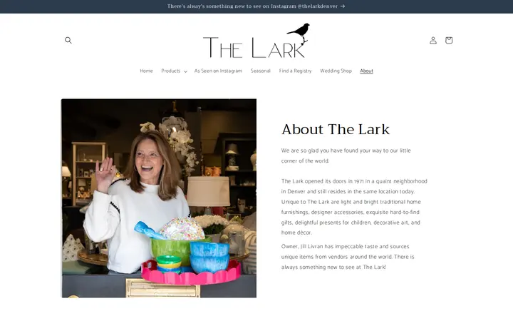 /pages/about — The Lark