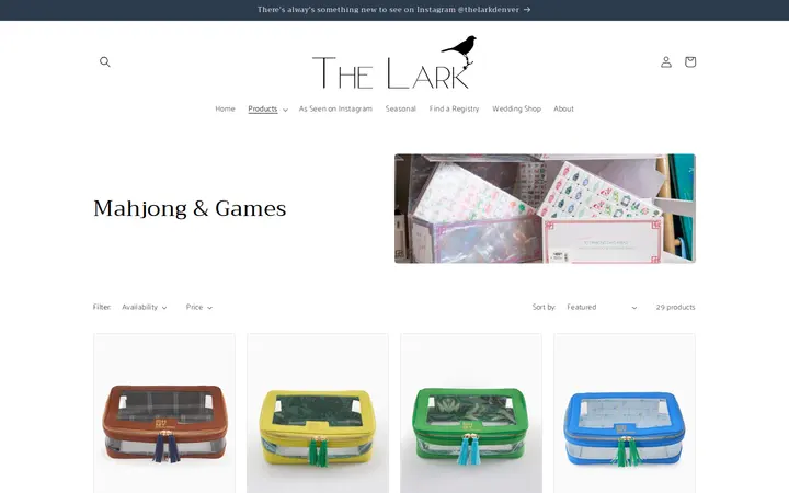 /collections/mahjong — The Lark