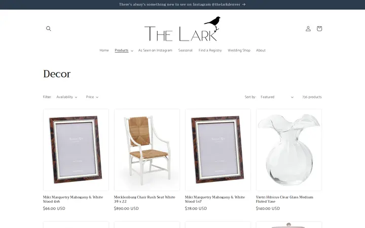 /collections/decor — The Lark
