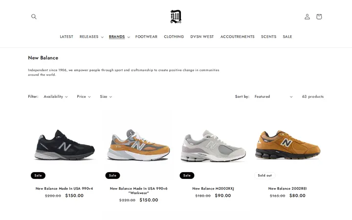 /collections/new-balance — DVSN WEST