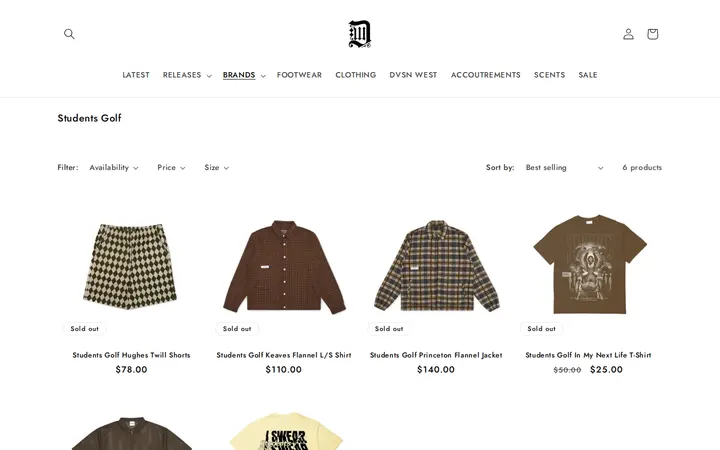 /collections/students-golf — DVSN WEST