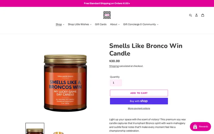 /collections/new-collection/products/smells-like-bronco-win-candle — Wish Gifts