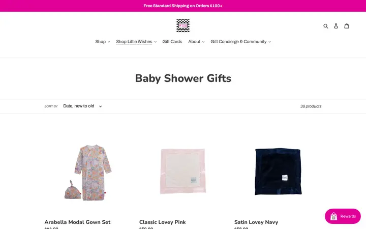 /collections/baby-shower-gifts — Wish Gifts