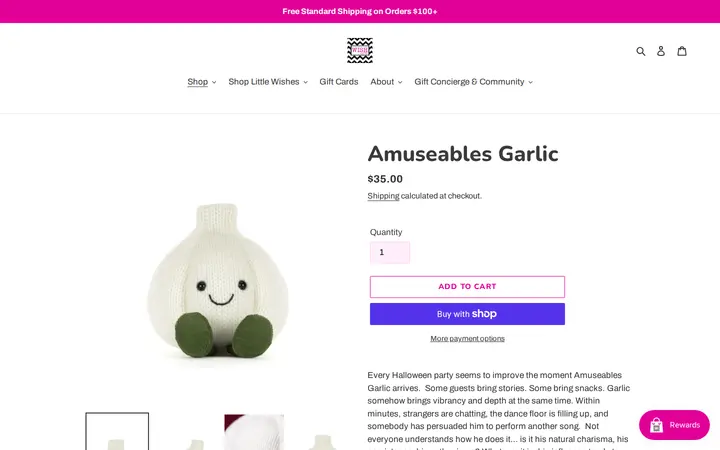 /collections/new-collection/products/amuseables-garlic-1 — Wish Gifts