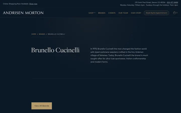 /brands/brunello-cucinelli — Andrisen Morton
