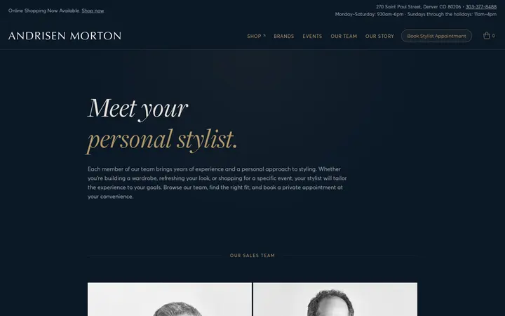 /stylists — Andrisen Morton