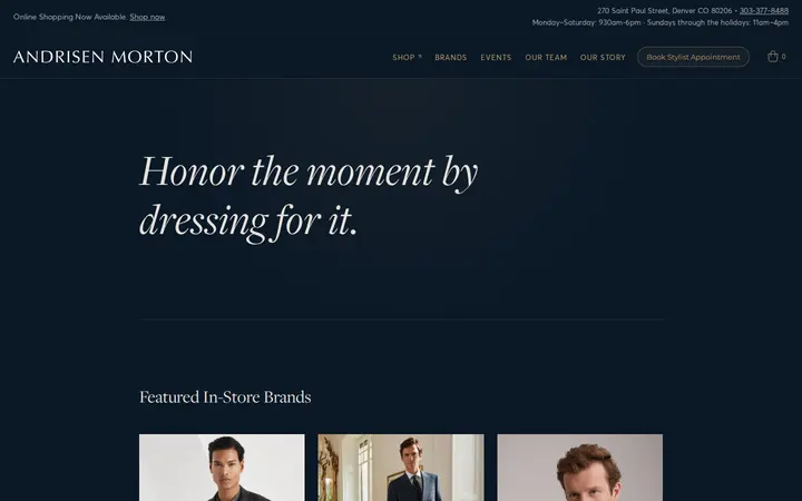 /brands — Andrisen Morton