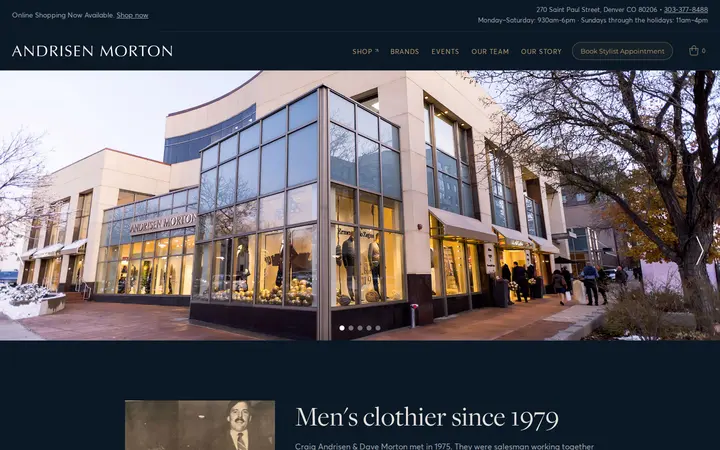 /our-story — Andrisen Morton