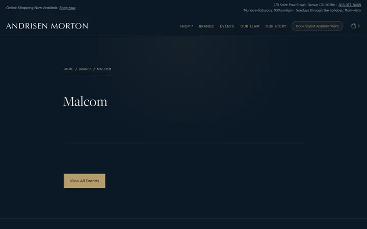 /brands/malcom — Andrisen Morton