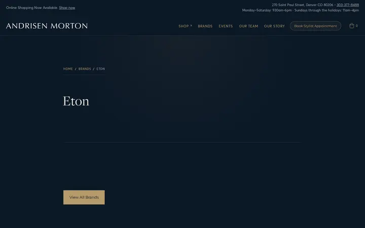/brands/eton — Andrisen Morton
